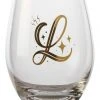 Outlet 🎉 Maxwell & Williams The Letterettes Stemless Glass 500ML "L" Boxed 👏