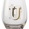 Cheap ✨ Maxwell & Williams The Letterettes Stemless Glass 500ML "U" Boxed 🔔