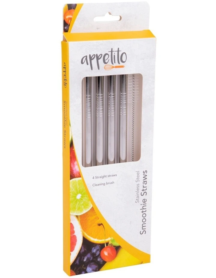 Best reviews of 👏 Appetito Stainless Steel Straight Smoothie Straws Set 4 With Brush ⌛ 3 Best reviews of 👏 Appetito Stainless Steel Straight Smoothie Straws Set 4 With Brush ⌛ - Image 3
