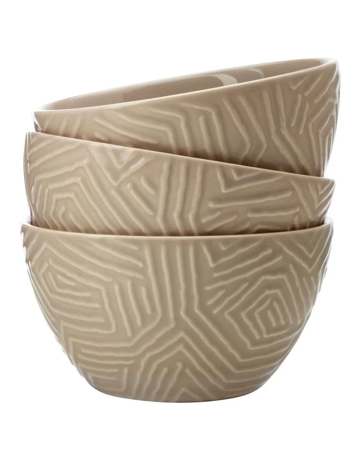 Hot Sale 🛒 Maxwell & Williams Dune Set Of 3 Bowls Taupe Gift Boxed 😍 2 Hot Sale 🛒 Maxwell & Williams Dune Set Of 3 Bowls Taupe Gift Boxed 😍 - Image 2