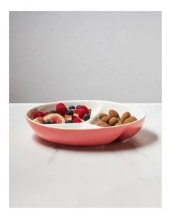 Budget ⌛ Maxwell & Williams Mezze Divided Platter 23cm Coral Boxed ⌛ -Savor Home Store 858131200 2 720x928