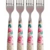 Discount 😍 Maxwell & Williams Teas & C's Silk Road Cake Fork Set 4pc White Boxed 🤩