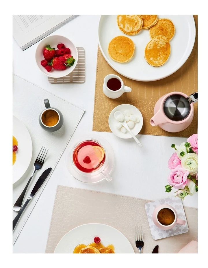 Coupon ✨ Maxwell & Williams Table Accents Leather Look Alligator Coaster Set of 4 In Ecru ✔️ 2 Coupon ✨ Maxwell & Williams Table Accents Leather Look Alligator Coaster Set of 4 In Ecru ✔️ - Image 2