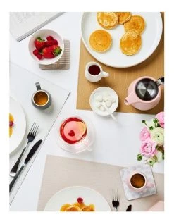 Outlet 🥰 Maxwell & Williams Table Accents Leather Look Cowhide Runner In Salt ⌛ -Savor Home Store 859790530 2 720x928