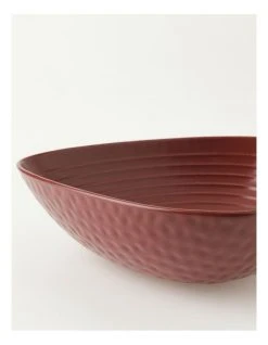 Discount 🤩 Vue Desert Bloom Oblong Serving Bowl Red 👏 -Savor Home Store 864747010 2 720x928