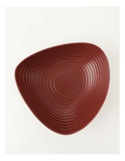 Discount 🤩 Vue Desert Bloom Oblong Serving Bowl Red 👏 -Savor Home Store 864747010 3 720x928