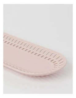 Flash Sale 🥰 Heritage Lace Pink Carved Small Rectangular Platter ✨ -Savor Home Store 864784000 3 720x928