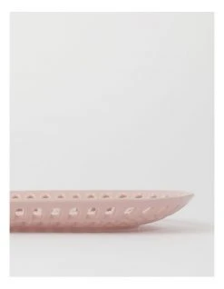 Flash Sale 🥰 Heritage Lace Pink Carved Small Rectangular Platter ✨ -Savor Home Store 864784000 4 720x928