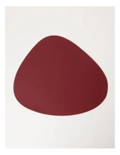 Best reviews of ❤️ Vue Leather Look Placemat Wine 👍