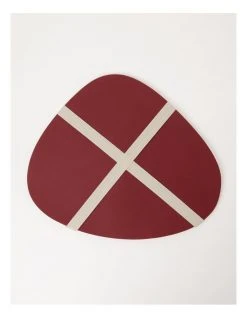 Best reviews of ❤️ Vue Leather Look Placemat Wine 👍 -Savor Home Store 864790840 4 720x928