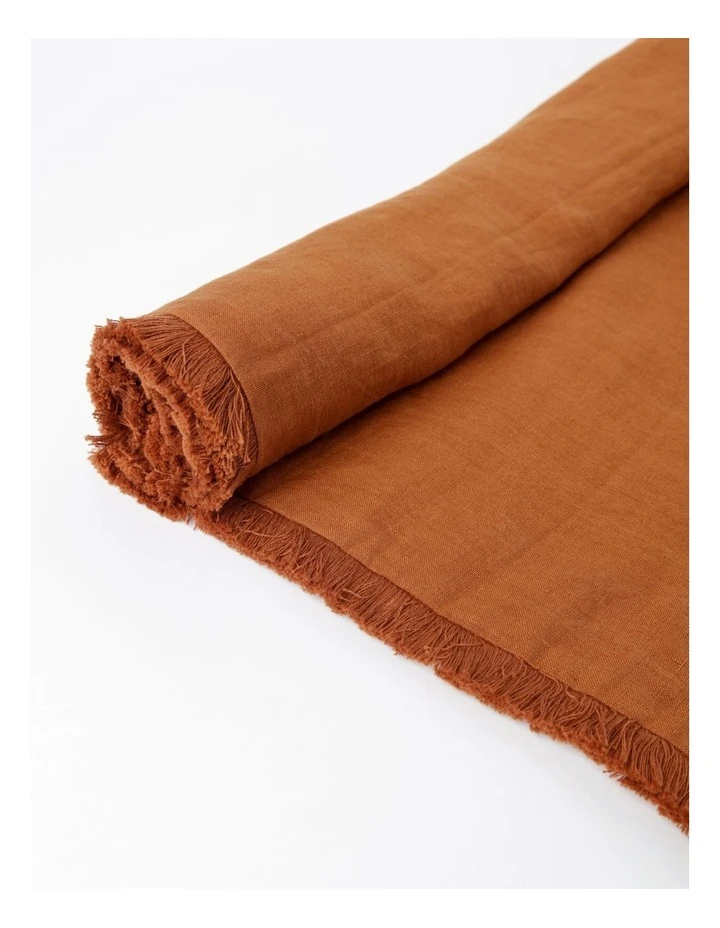 Coupon 🛒 Australian House & Garden Fringed Linen Table Runner Earth ✨ 2 Coupon 🛒 Australian House & Garden Fringed Linen Table Runner Earth ✨ - Image 2