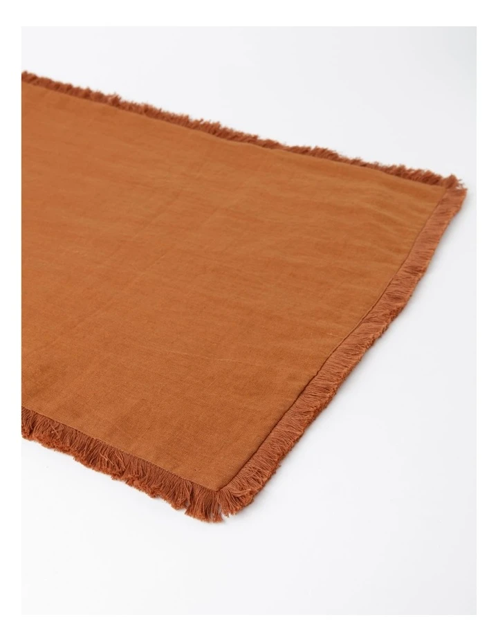 Coupon 🛒 Australian House & Garden Fringed Linen Table Runner Earth ✨ 3 Coupon 🛒 Australian House & Garden Fringed Linen Table Runner Earth ✨ - Image 3