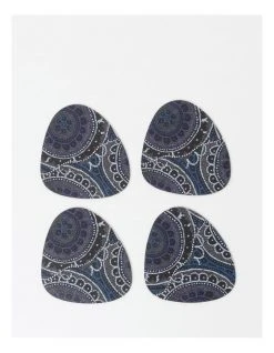 Wholesale ⭐ Warlukurlangu Artists x Vue Snake Vine dreaming Coasters Set of 4 ✔️