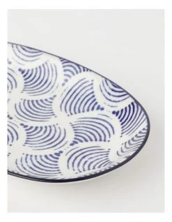 Cheapest ⭐ Vue Akane 23.5cm Oval Plate in Blue ❤️ -Savor Home Store 865733770 3 720x928