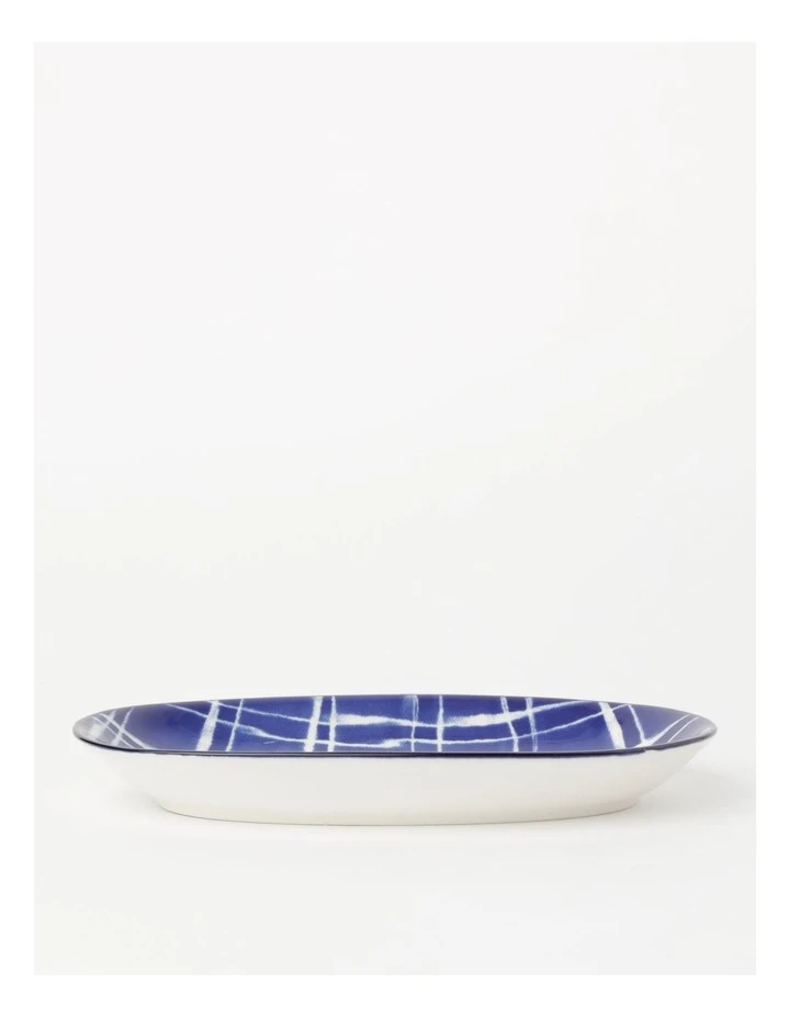 Budget 🥰 Vue Chika 23.5cm Oval Plate in Blue ⭐ 2 Budget 🥰 Vue Chika 23.5cm Oval Plate in Blue ⭐ - Image 2