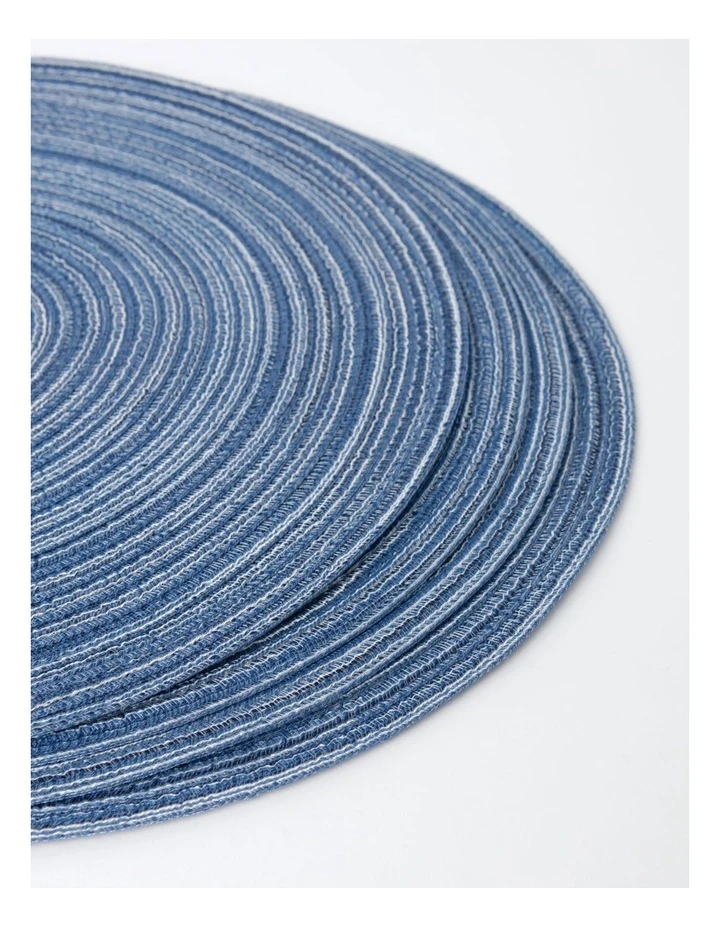 Cheap ā Vue Denim Look Marle Placemat 4pk in Blue š 3 Cheap ā Vue Denim Look Marle Placemat 4pk in Blue š - Image 3