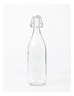 Cheapest 🎉 The Cooks Collective Glass 1L Bottle Clear 🧨
