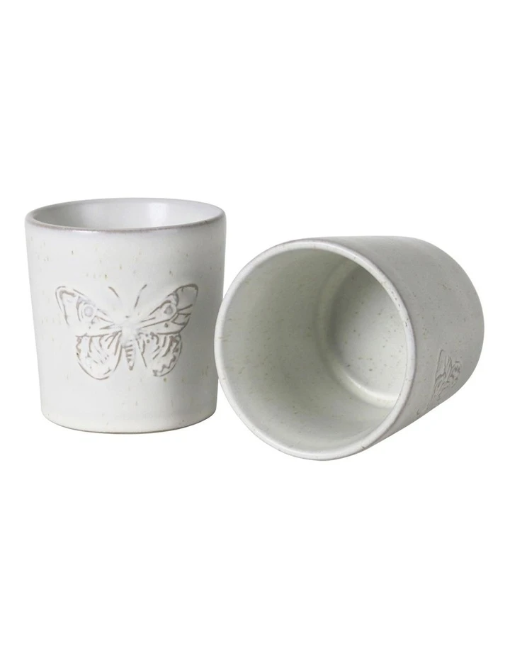 Best Pirce ๐ Robert Gordon X Bromley Butterfly Tumbler Set Of 2 White โค๏ธ 1 Best Pirce ๐ Robert Gordon X Bromley Butterfly Tumbler Set Of 2 White โค๏ธ