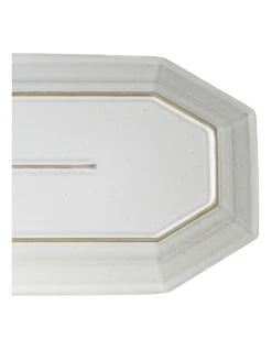 Best Sale 🎉 Robert Gordon X Bromley Kaleidoscope Embossed Platter White 🔥 -Savor Home Store 866610370 3 720x928