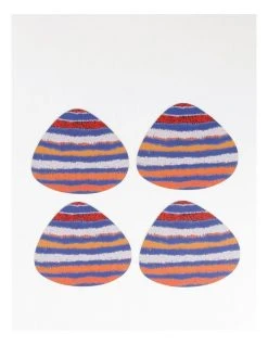 Promo ⭐ Warlukurlangu Artists x Vue Coaster Set of 4 Pirlarla Jukurrpa (Dogwood Tree Bean Dreaming) by Liddy Napanangka Walker ❤️