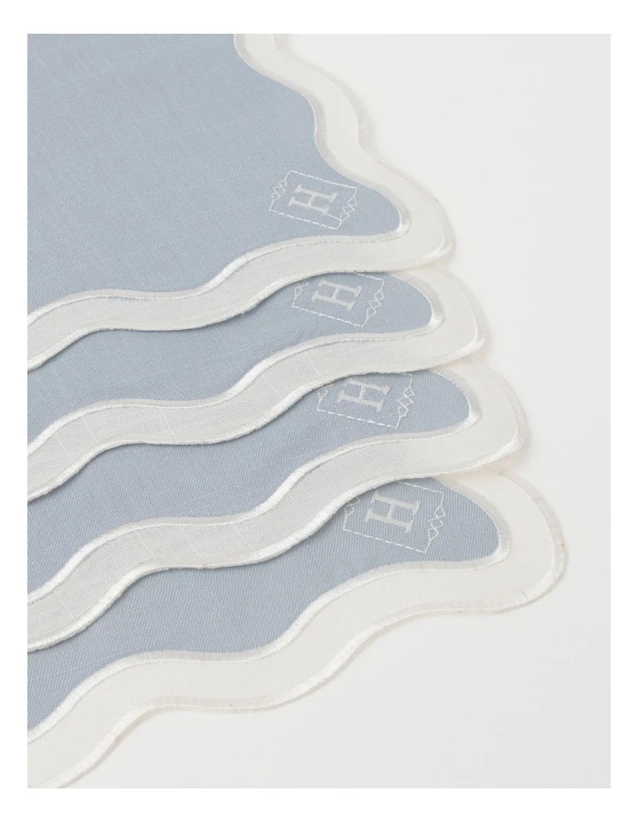 Best reviews of ❤️ Heritage Florence Scalloped Edge Placemat Set of 4 in Duck Egg Blue ✔️ 2 Best reviews of ❤️ Heritage Florence Scalloped Edge Placemat Set of 4 in Duck Egg Blue ✔️ - Image 2