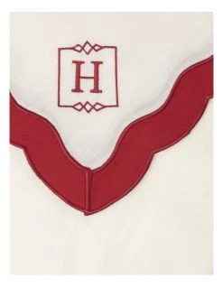 Discount ✔️ Heritage Florence Scalloped Edge Tablecloth in Red and White ✔️ -Savor Home Store 866999170 3 720x928
