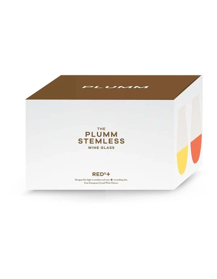 Hot Sale ๐ Plumm Stemless RedB Set Of 4 โ๏ธ 3 Hot Sale ๐ Plumm Stemless RedB Set Of 4 โ๏ธ - Image 3