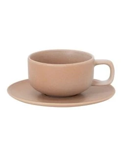 Best reviews of ✔️ Salt&Pepper Hue Teacup & Saucer 200ml/15.5cm Set Of 6 Toffee ⭐