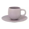 Discount 👍 Salt&Pepper Hue Espresso Cup & Saucer 85ml/12cm Set Of 6 Lilac ⌛