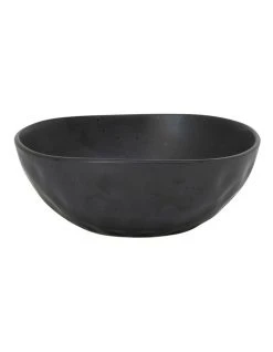 Promo 👏 Salt&Pepper Napier Bowl 18x6.5cm Set Of 4 Black ❤️