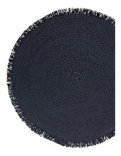 Promo ⌛ Salt&Pepper Piper Placemat Dusty Blue 38cm Set 6 😍 -Savor Home Store 868590640 2 720x928