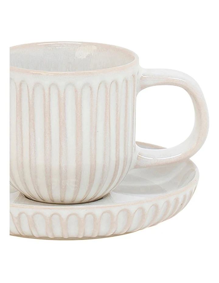 Discount 👏 Salt&Pepper Amana Espresso Cup & Saucer 95ml/11cm Set Of 6 White ⭐ 2 Discount 👏 Salt&Pepper Amana Espresso Cup & Saucer 95ml/11cm Set Of 6 White ⭐ - Image 2