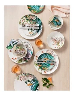 Outlet ✨ Maxwell & Williams The Blck Pen Night Garden Coupe Bowl 18.5cm Foliage 👏 -Savor Home Store 884329030 3 720x928