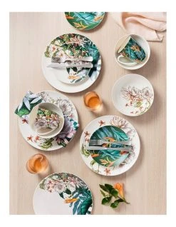 Buy 💯 Maxwell & Williams The Blck Pen Night Garden Coupe Dinner Set 16pc Flower Gift Boxed ⭐ -Savor Home Store 884329300 6 720x928